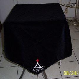 Cross and Triangle Corners Altar Cloth